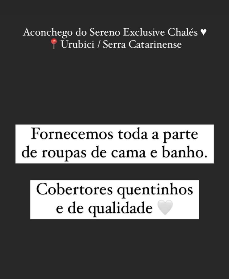 Aconchego Do Sereno Exclusive Chales Урубиси Экстерьер фото
